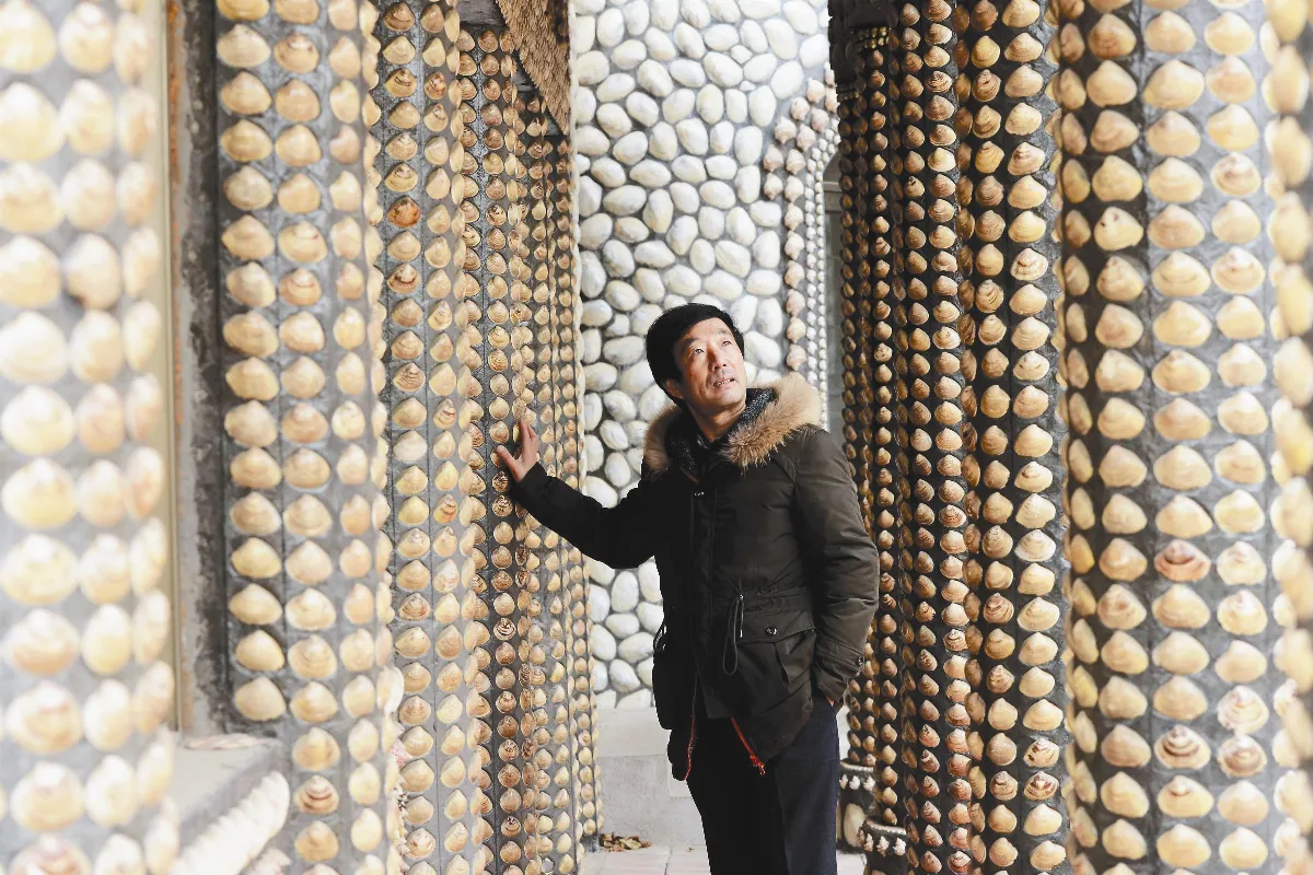 萬枚貝殼 鑲滿樓