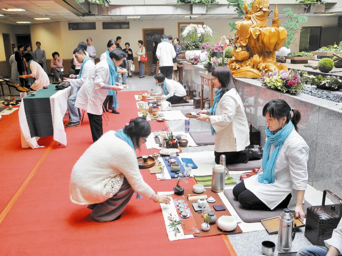 無我茶席 走進台北道場12樓中庭