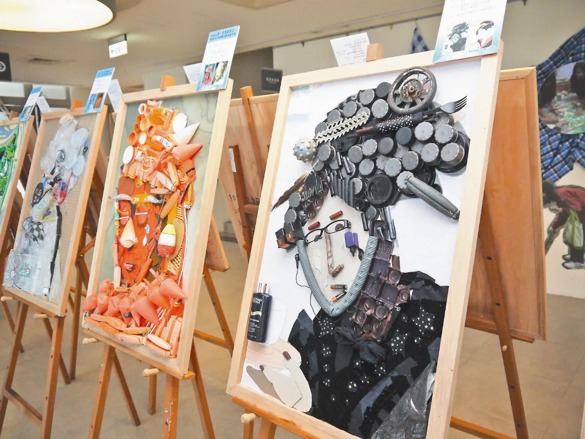 廢棄物 打造世界名畫