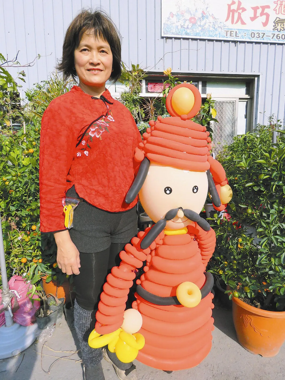 造型創意氣球 單親媽扭轉人生
