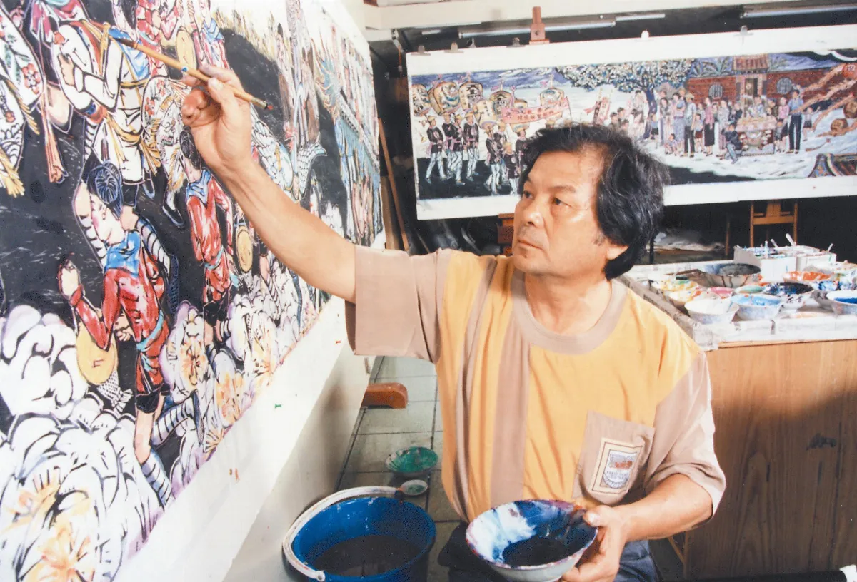 國寶級林智信 版畫助宮廟行善