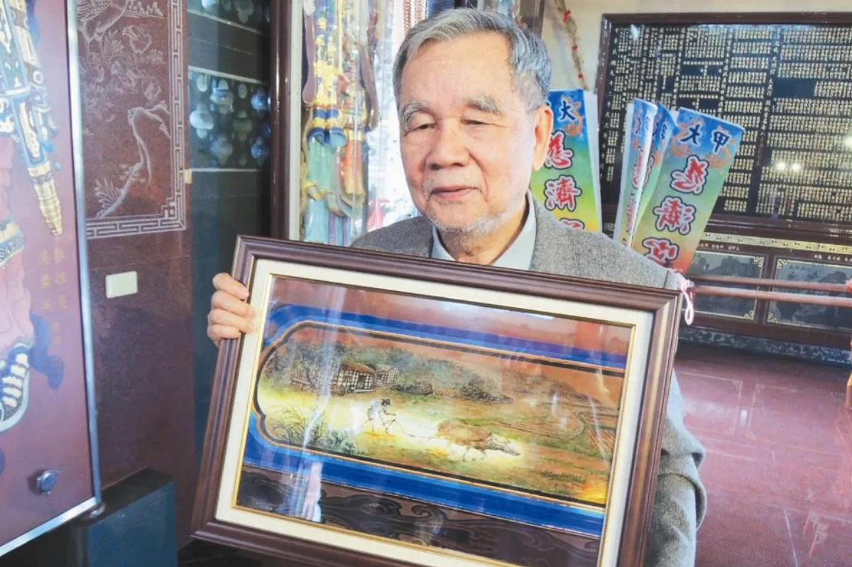 廟宇彩繪奉獻 84歲藝師榮退