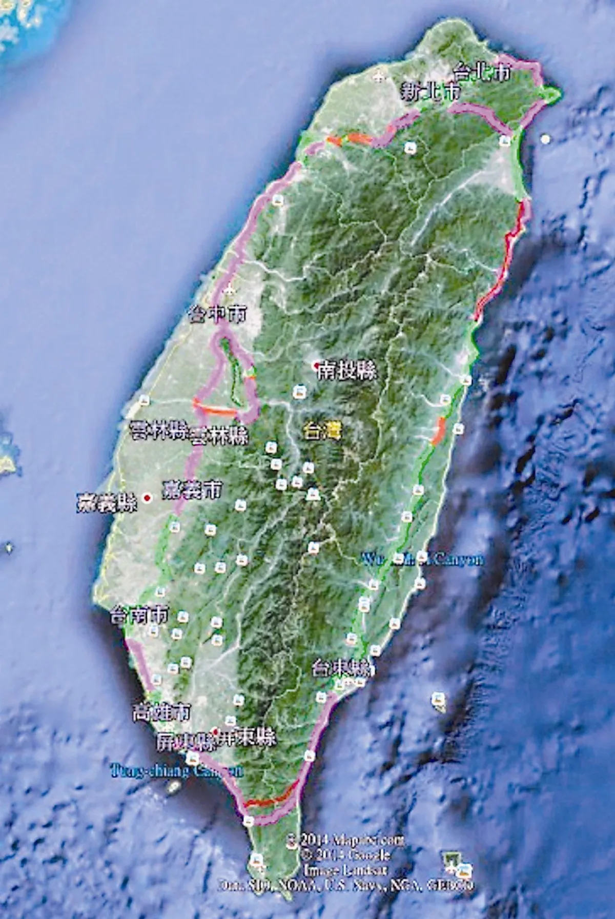 全台單車道 縫合成環島路網