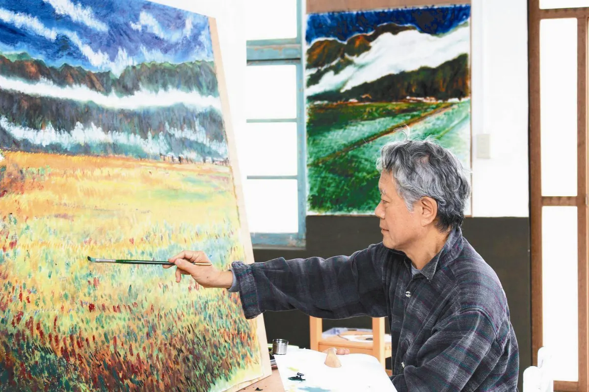 台灣版  法國巴比松村 池上藝術村 蔣勳向藝術家招手