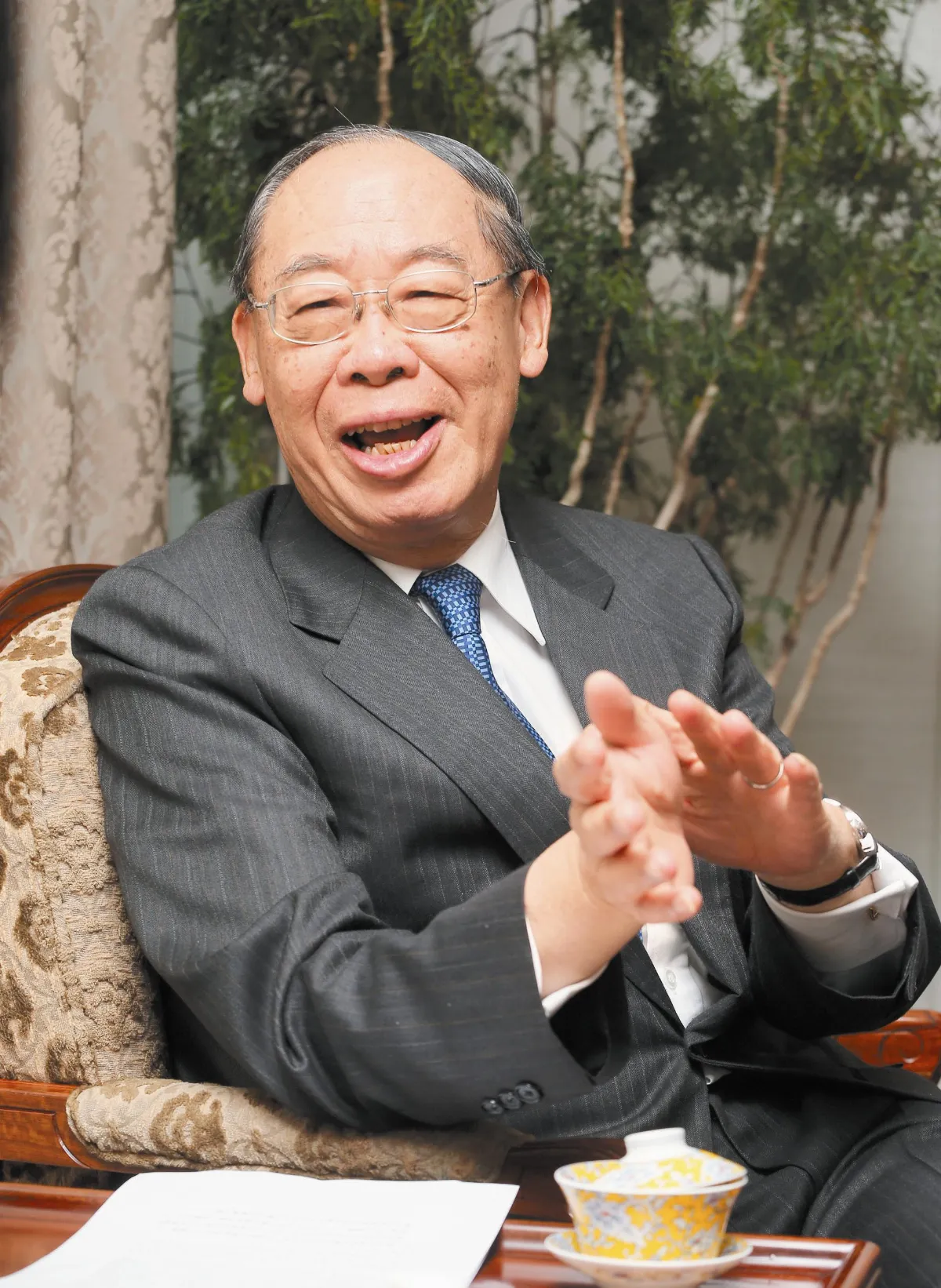 隨馬英九出訪 錢復勤有功戲無益