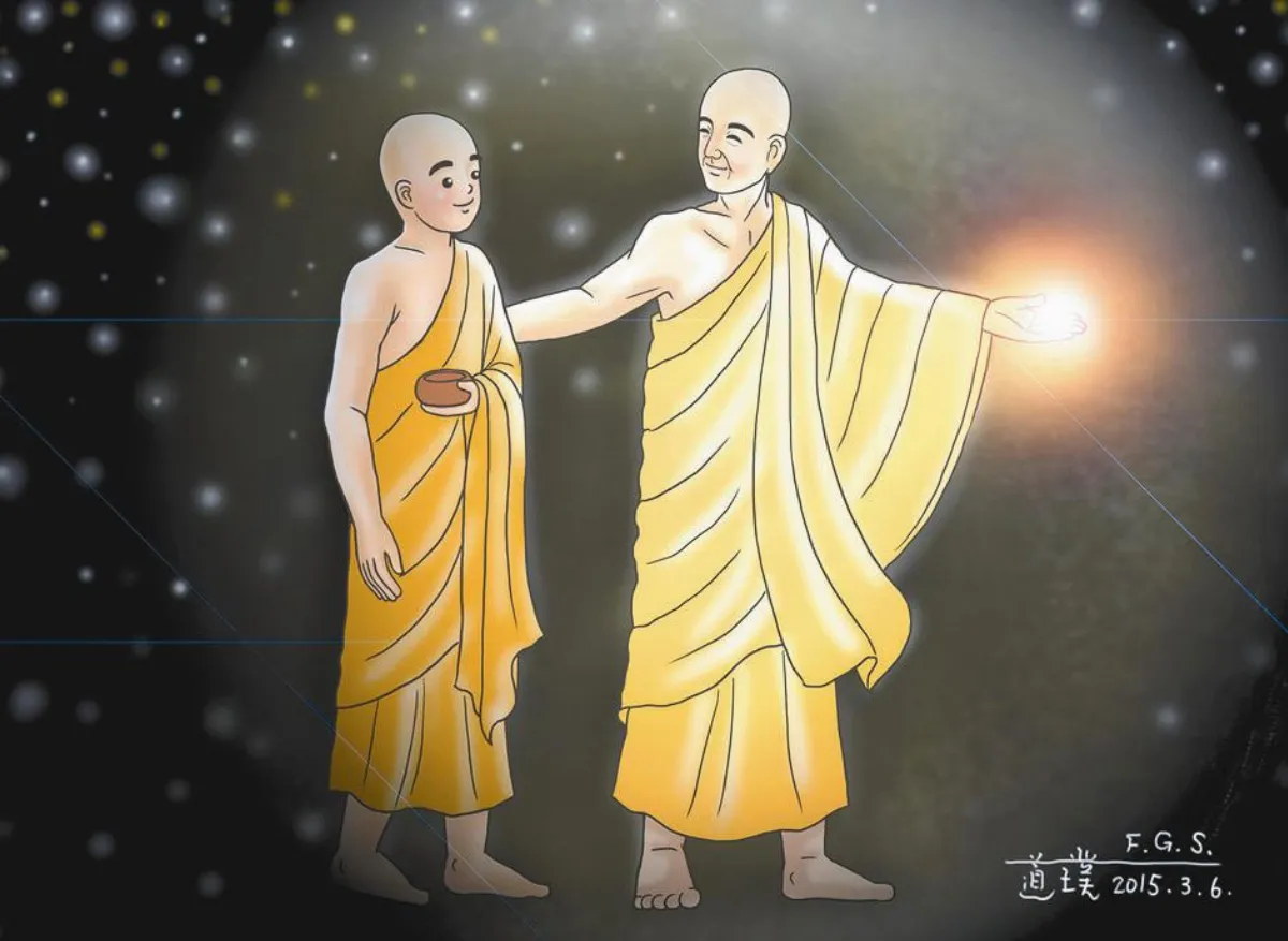 星雲說喻 發光的手指