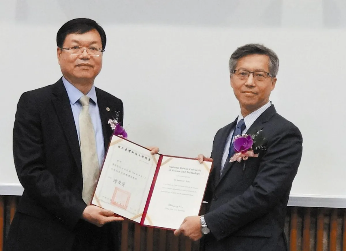 上月獲美國家科學院士 廖俊智勉學子 學到才重要