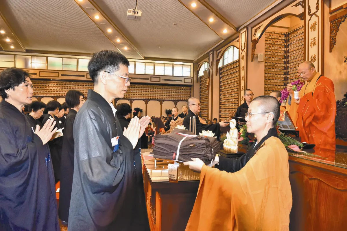 日光寺三皈五戒 新增6 百名佛子