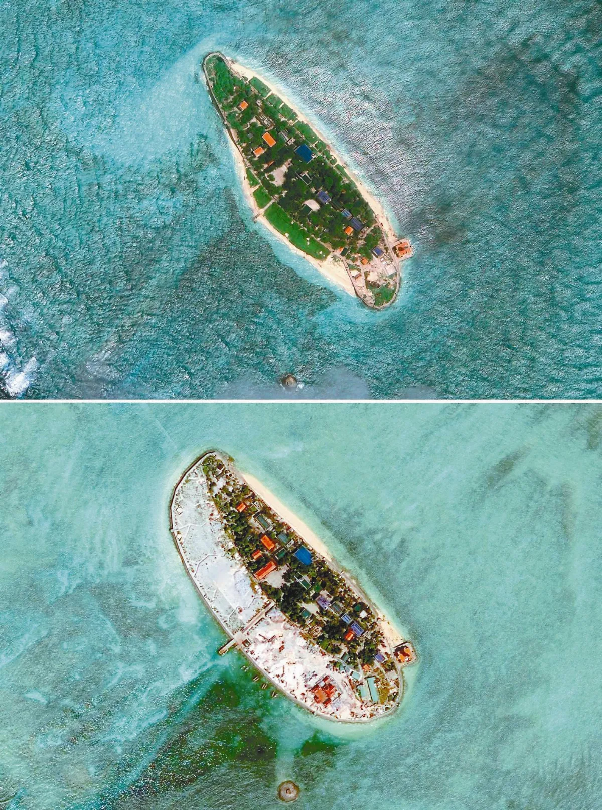 美：陸南海造島已逾800公頃