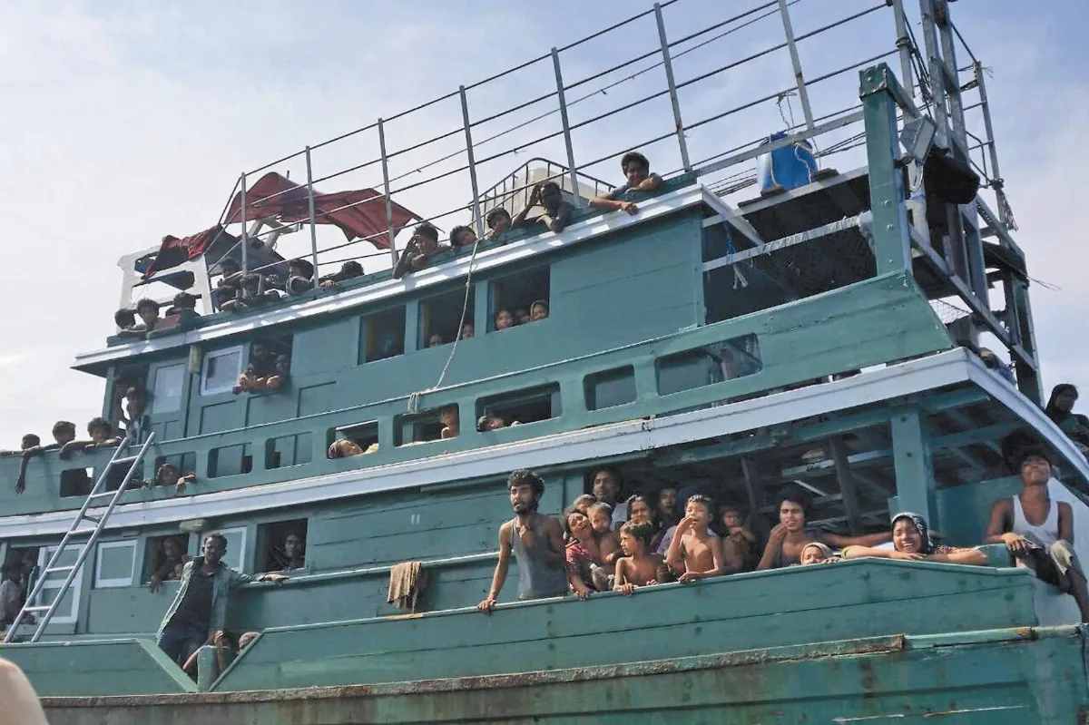 各國拒收 東南亞難民成人球