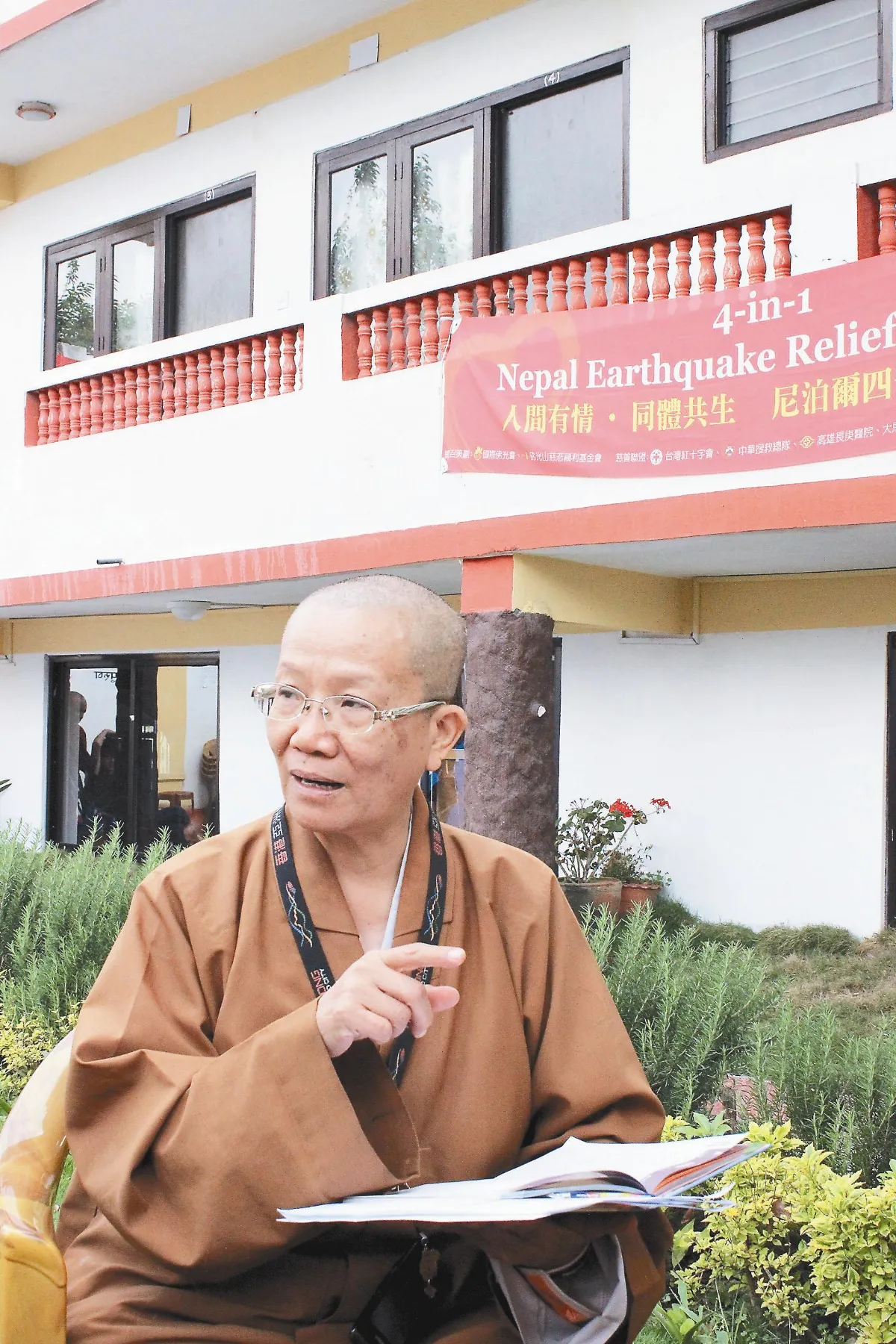 覺門法師：續助民眾重建家園