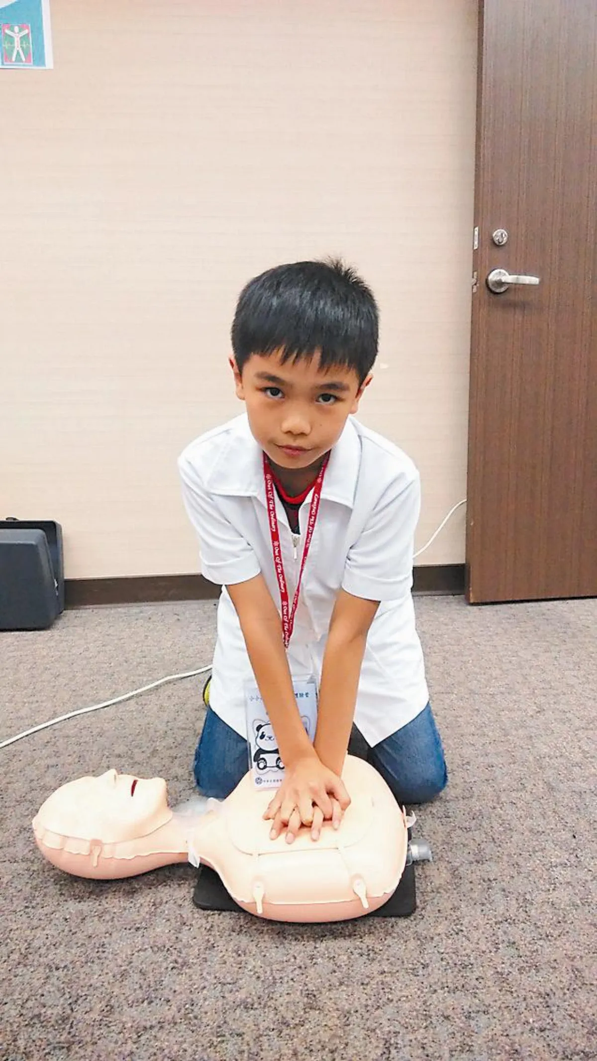 小小南丁格爾體驗營 3成是男孩