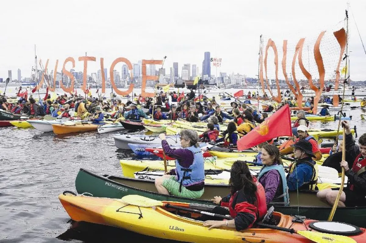 盪舟西雅圖  反殼牌鑽油
