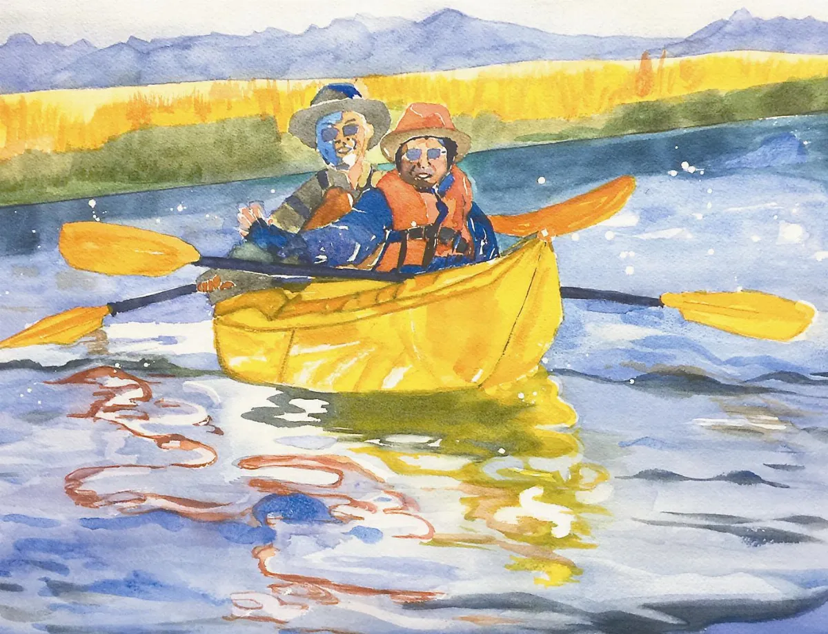 浮世畫框 Kayaking