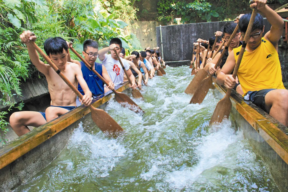 校園划龍舟 團隊訓練加分