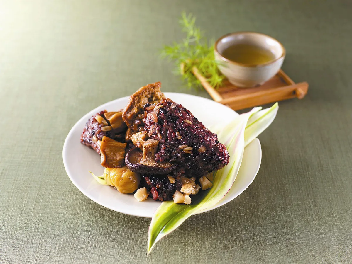 滴水坊鮮菇烤麩粽 風靡美食家