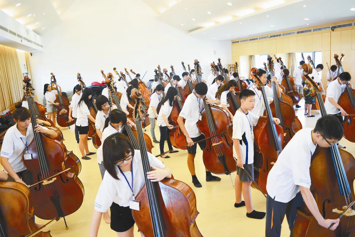 低音提琴夏令營 60把琴音繞梁