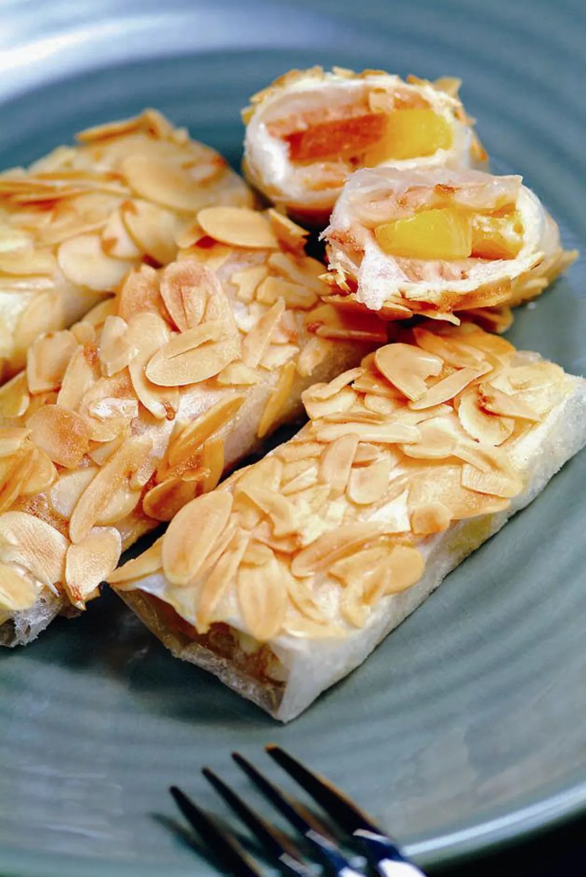上海素點 杏片明霞捲