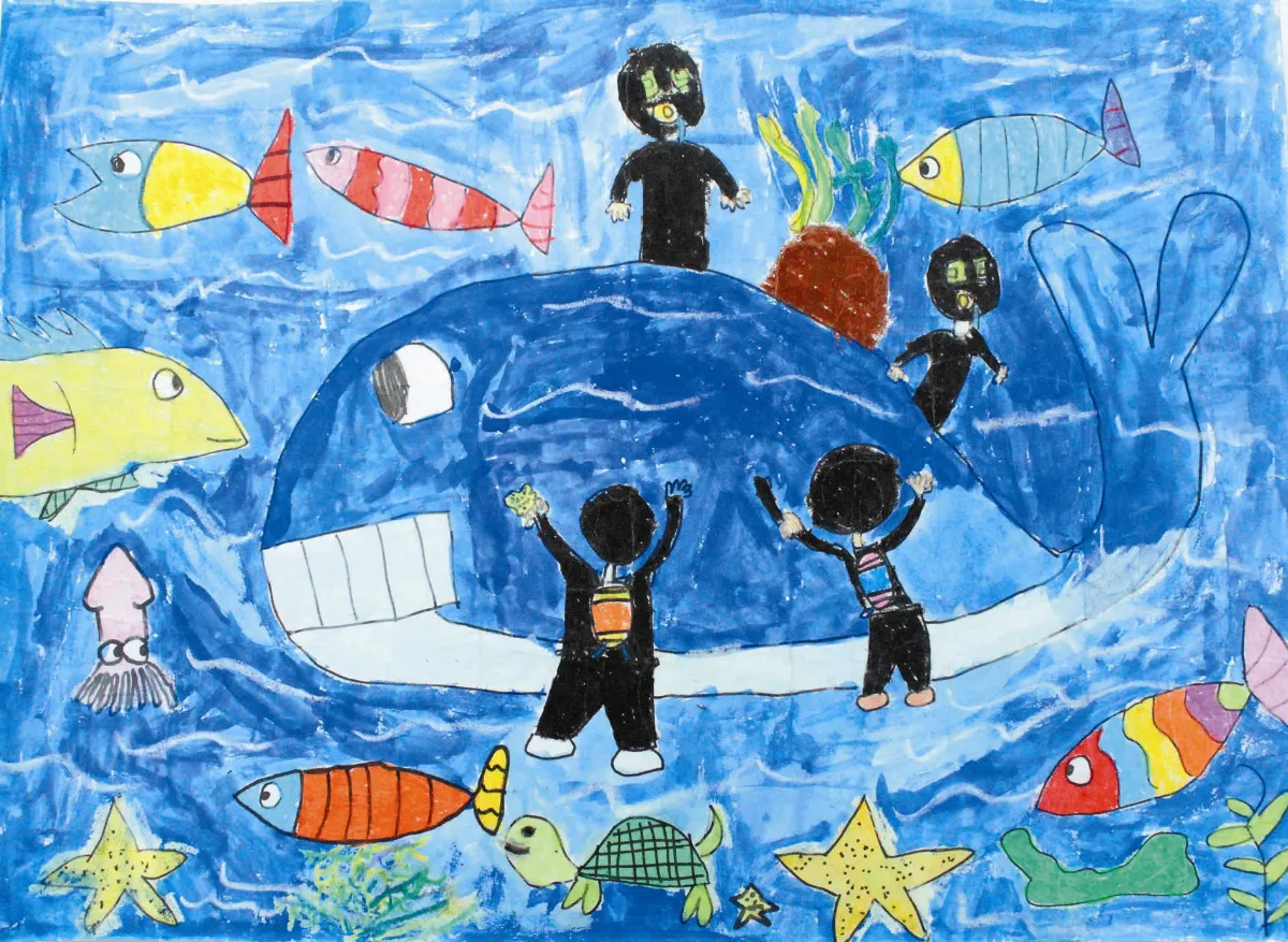 快樂塗鴉簿 海底探險