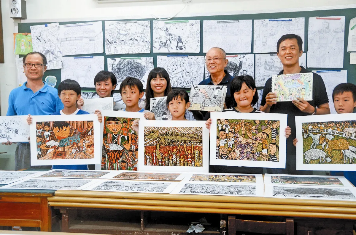 激發創作能量 學童版畫藝鳴驚人