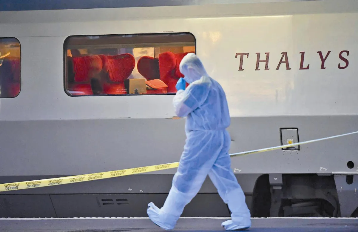 法高鐵恐襲 美大兵赤手擒凶