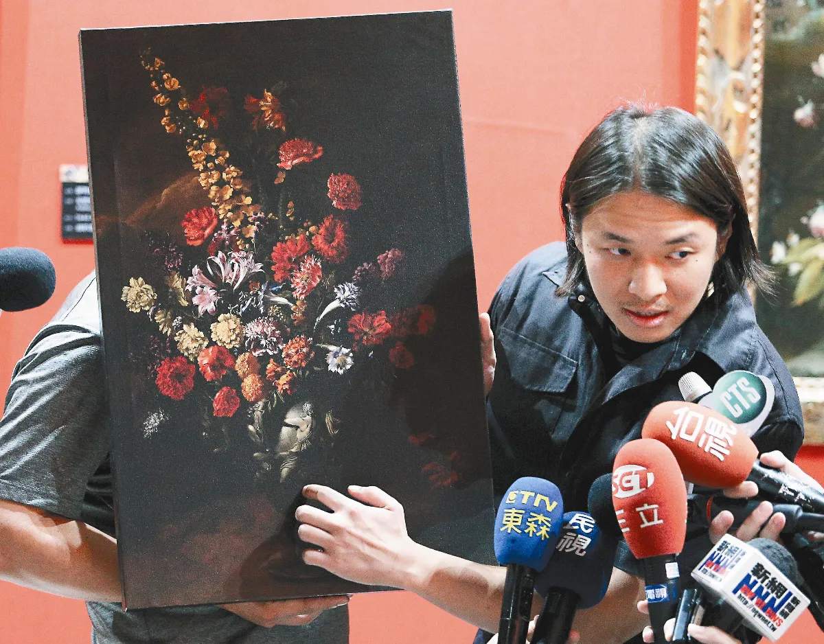 壓破5千萬真跡畫作 現場修復