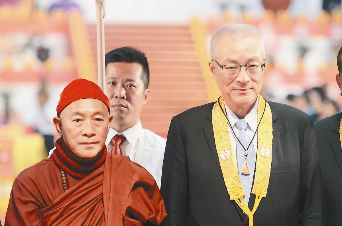 心道禪師、吳副總統 點燈祝禱