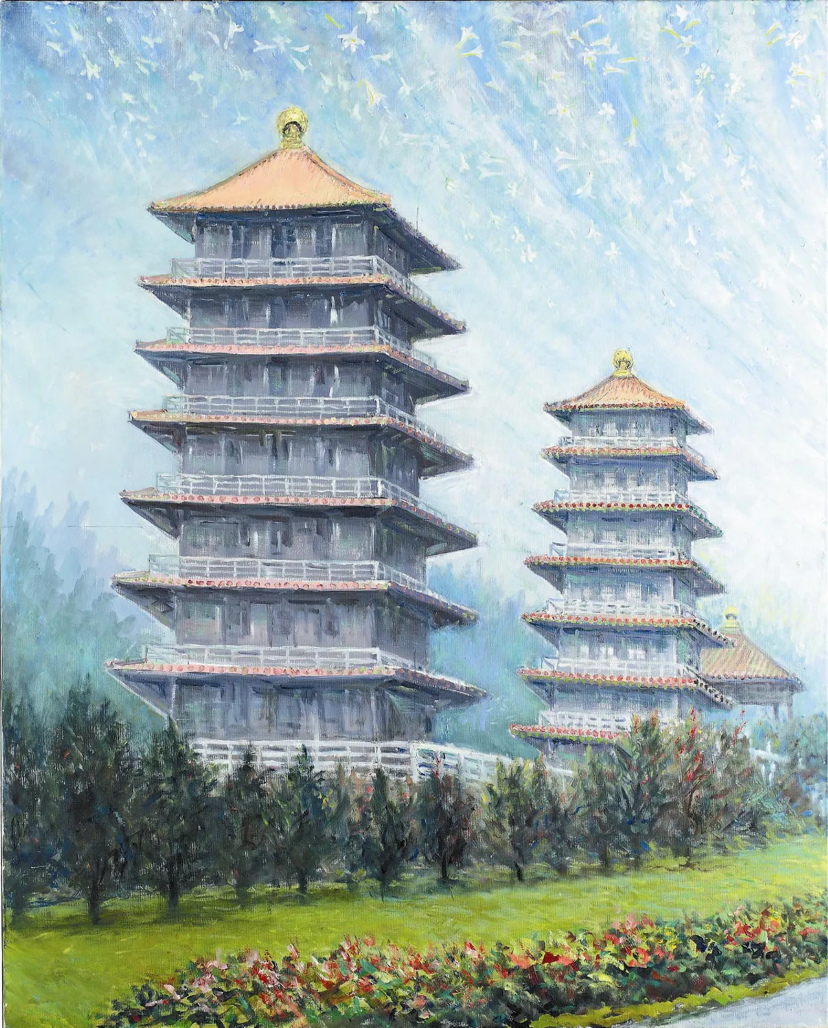 人間天堂 天主教徒繪佛館百景