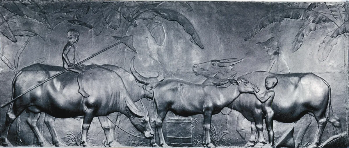 【珍貴的台灣文化記像】黃土水的水牛群像