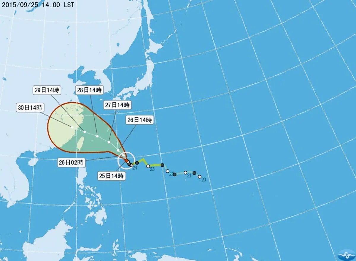 杜鵑鬧中秋 不排除海陸警齊發