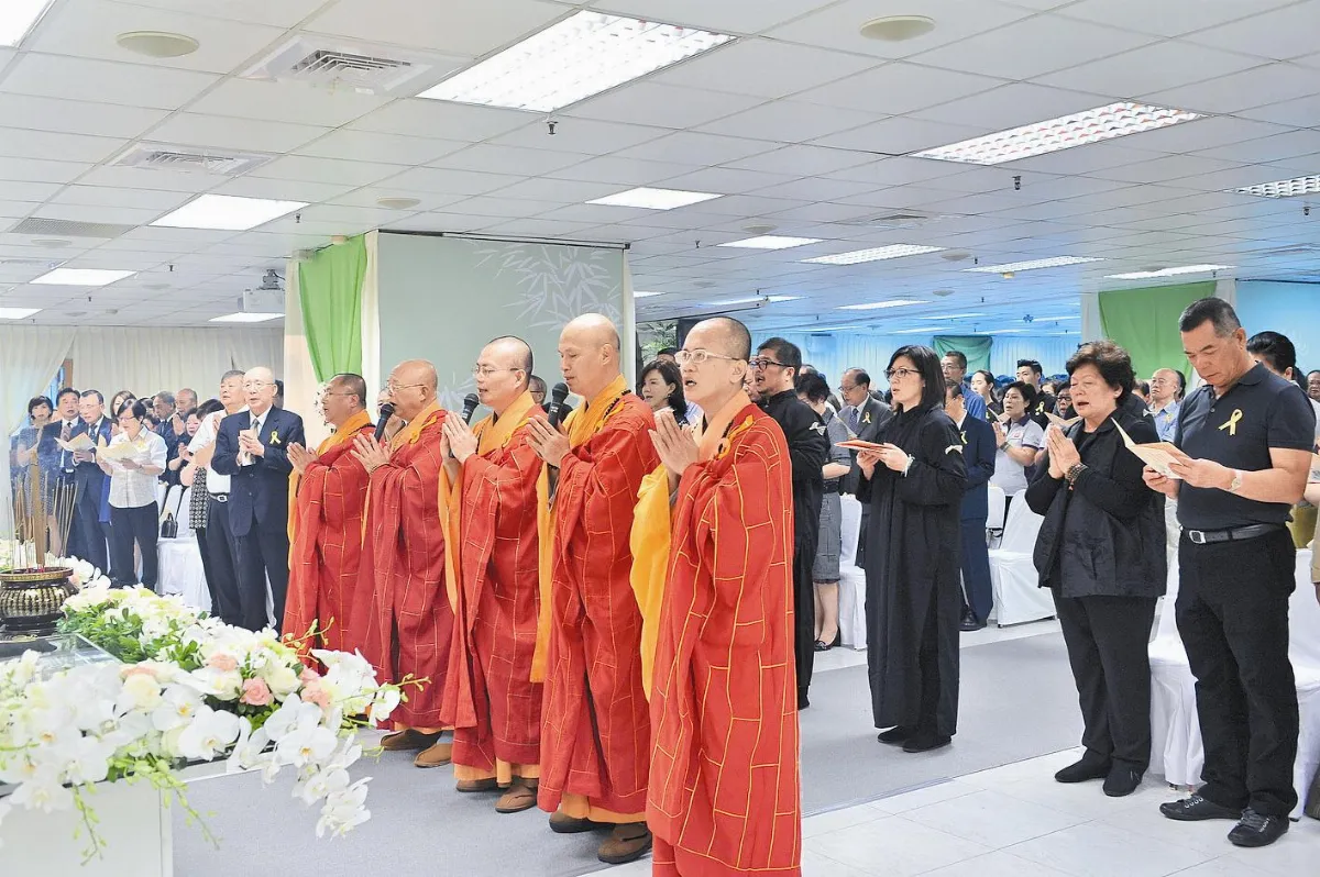 首泰建設創辦人 羅秀雄居士追思會 備極哀榮