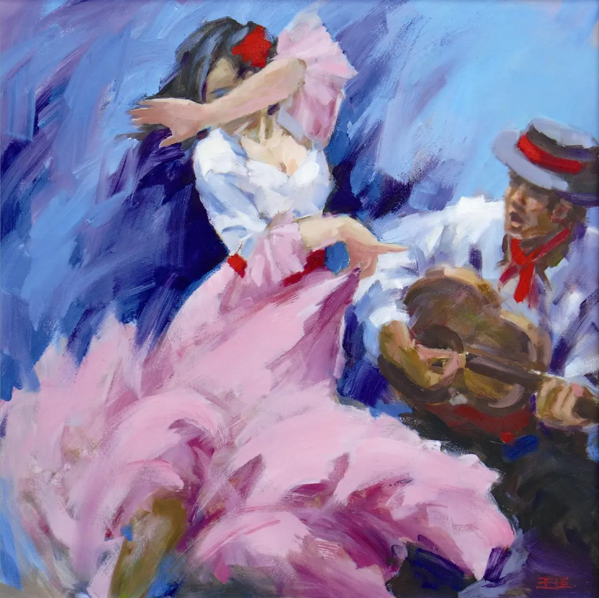 【緣聚彩陽─彩陽畫會聯展】 粉紅色旋律