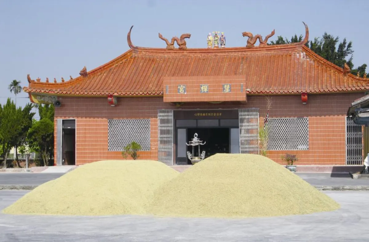 生活快門  廟埕曬穀場