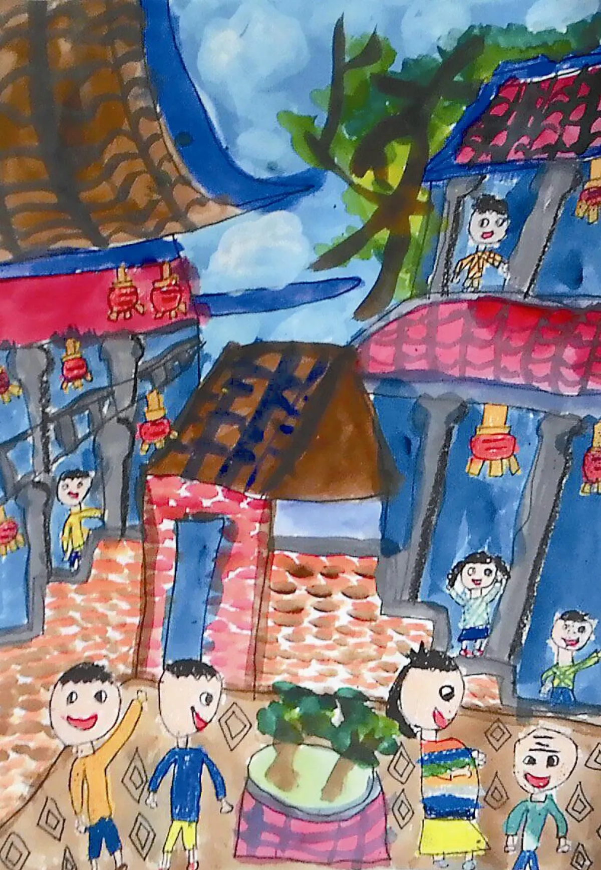快樂塗鴉簿 廟會