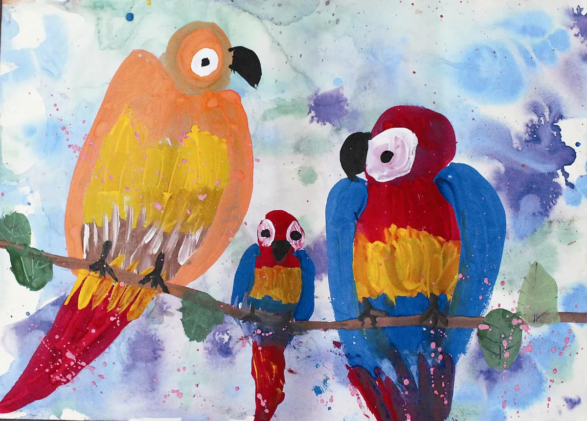 快樂塗鴉 溫馨的家