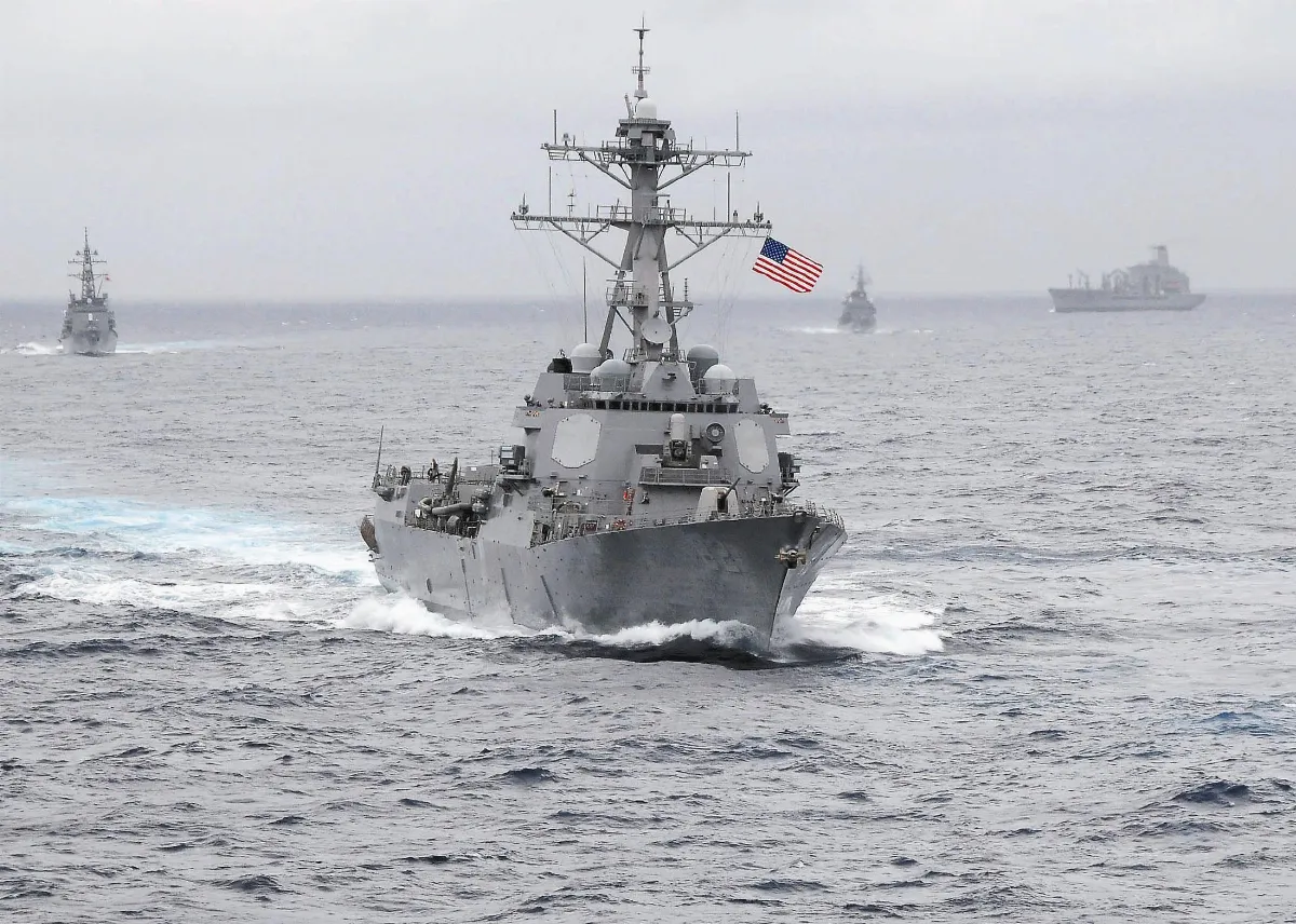 美艦闖南海 陸強烈不滿