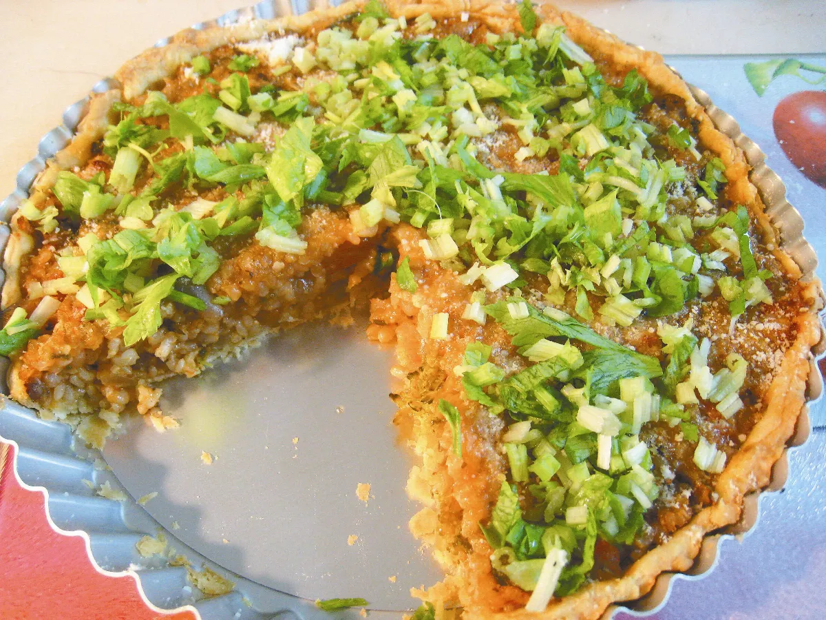 藍山炊煙 蔬食燉飯鹹派