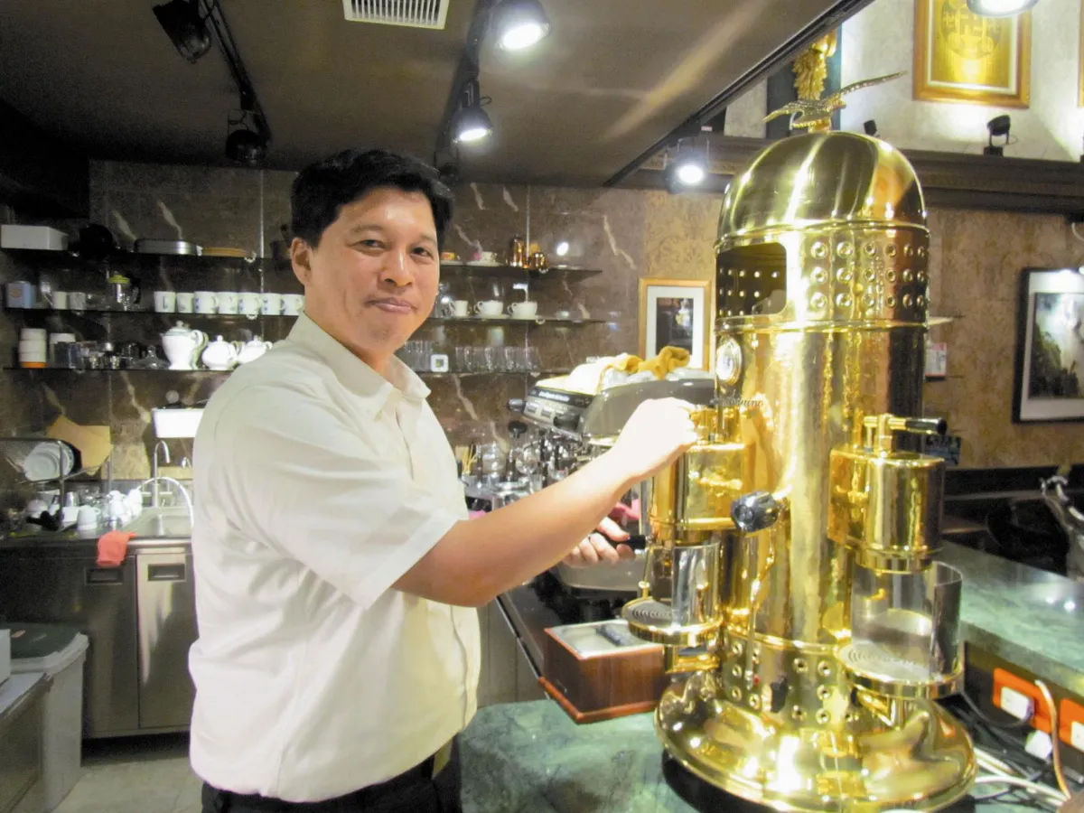 義大利手工咖啡機 鎮店之寶