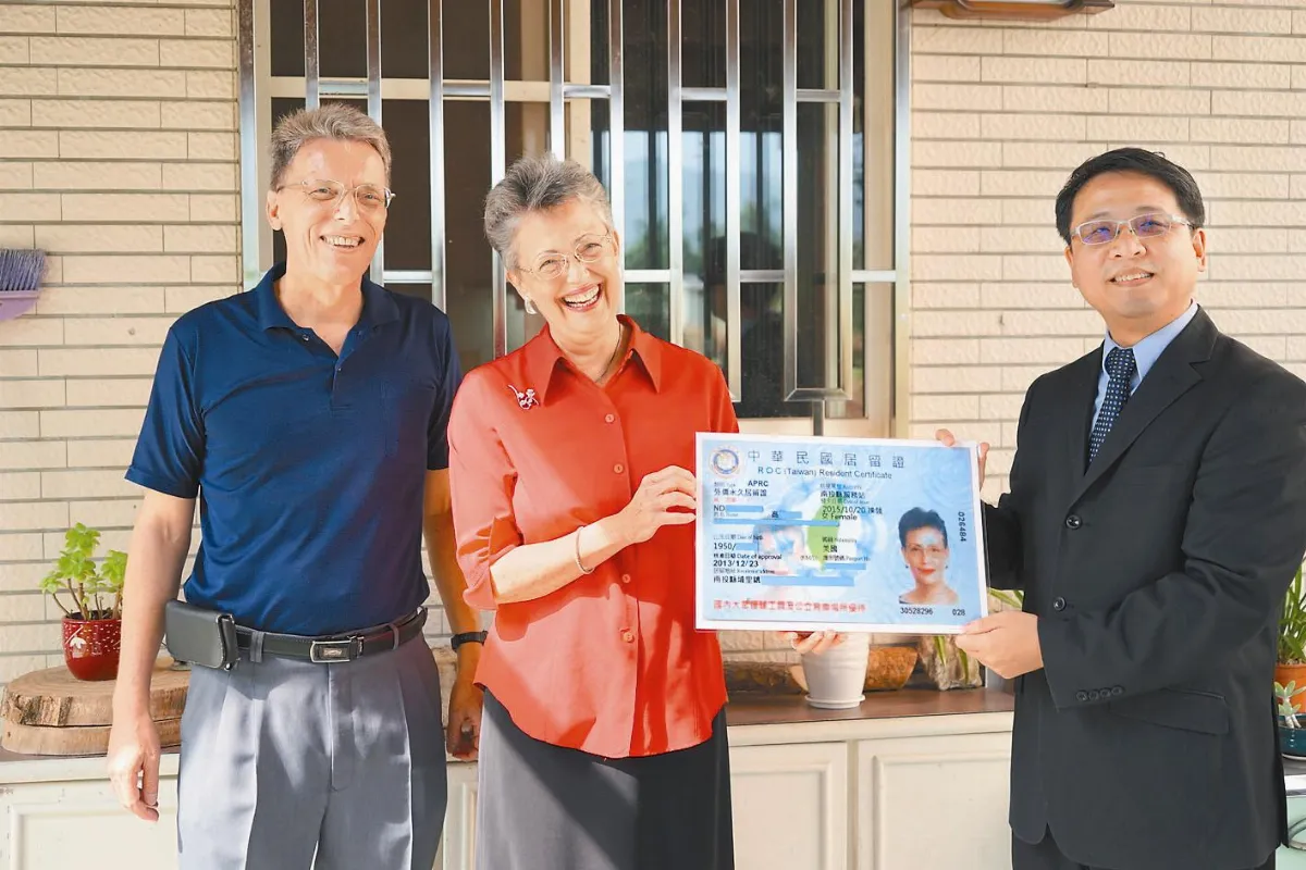 愛台灣 宣教28年獲永久居留證
