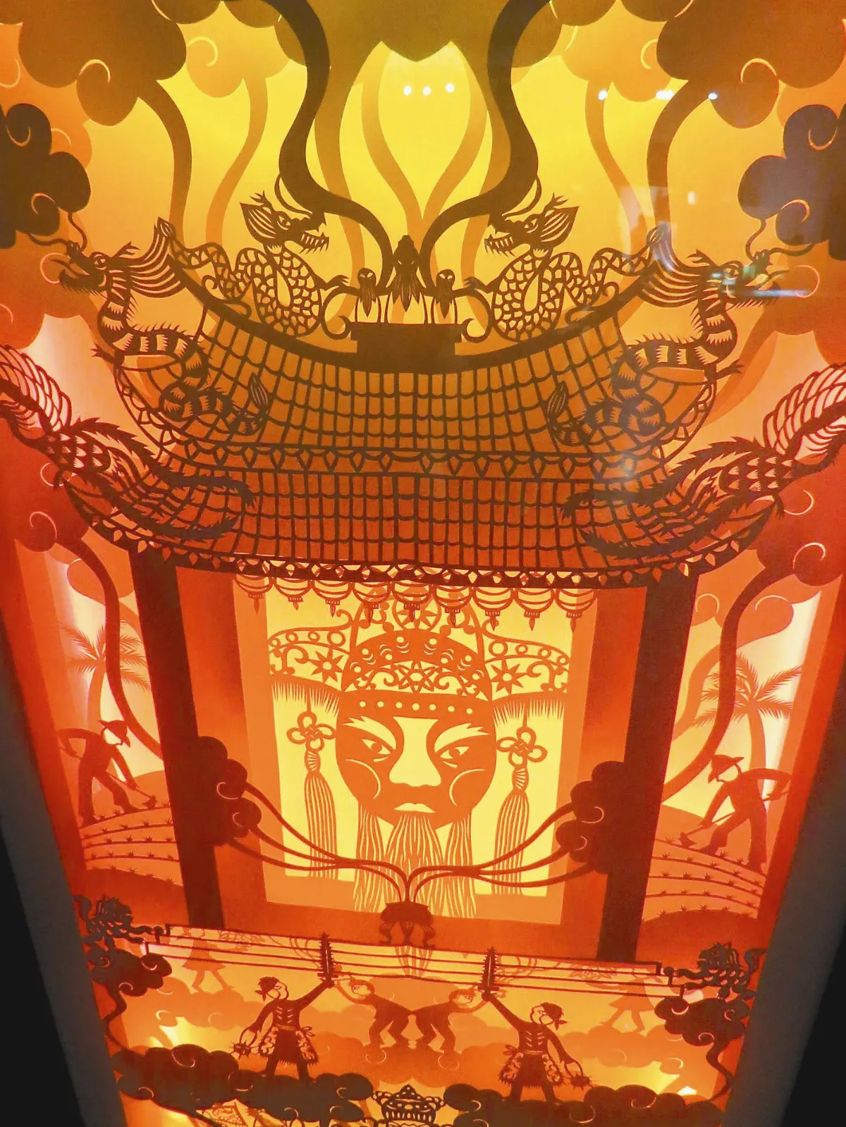 紙雕台灣廟會 義書雕家好巧思