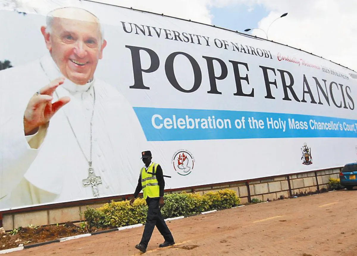 教宗訪非洲 盼促進宗教間和解