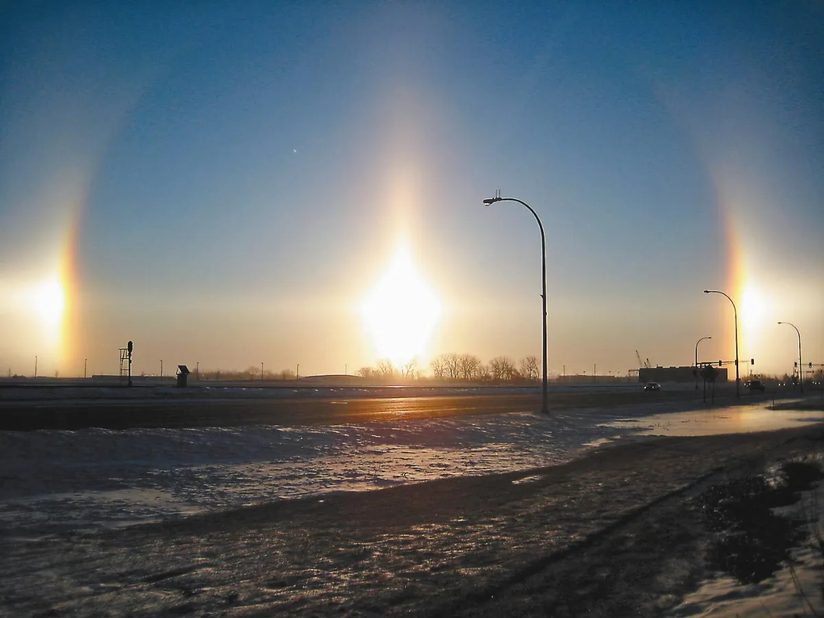 幻日效應 三陽鼎立