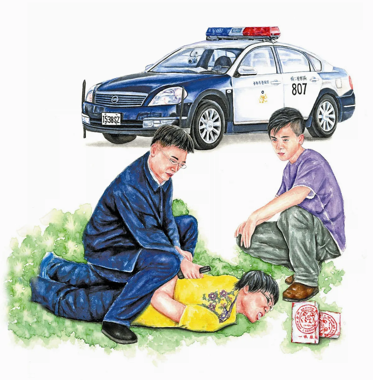 警車裡的祕密