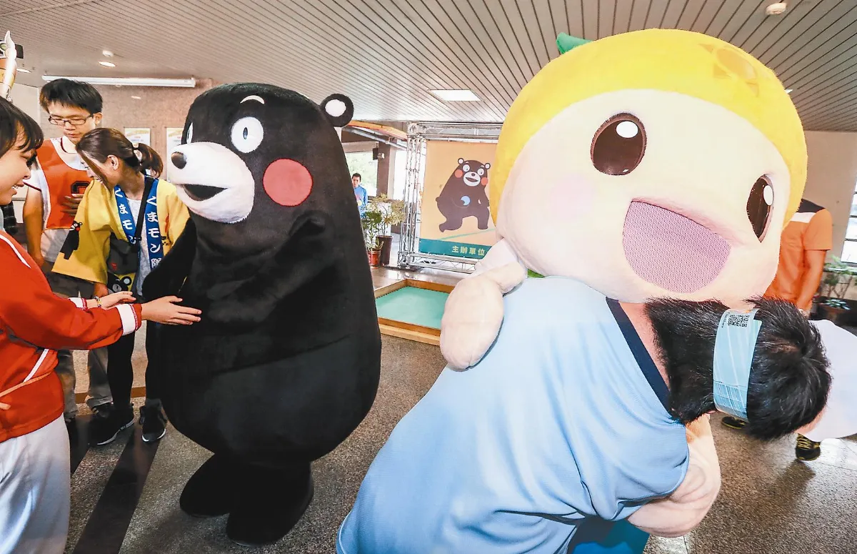 台日吉祥物相見歡 萌度破表