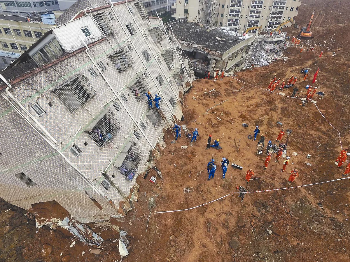 深圳山崩91人失蹤 廢土惹禍
