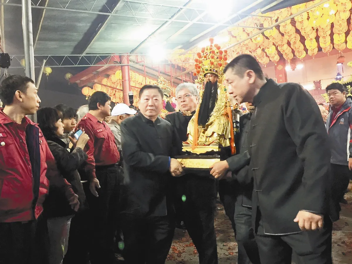 永和保福宮翻新 神明入火安座