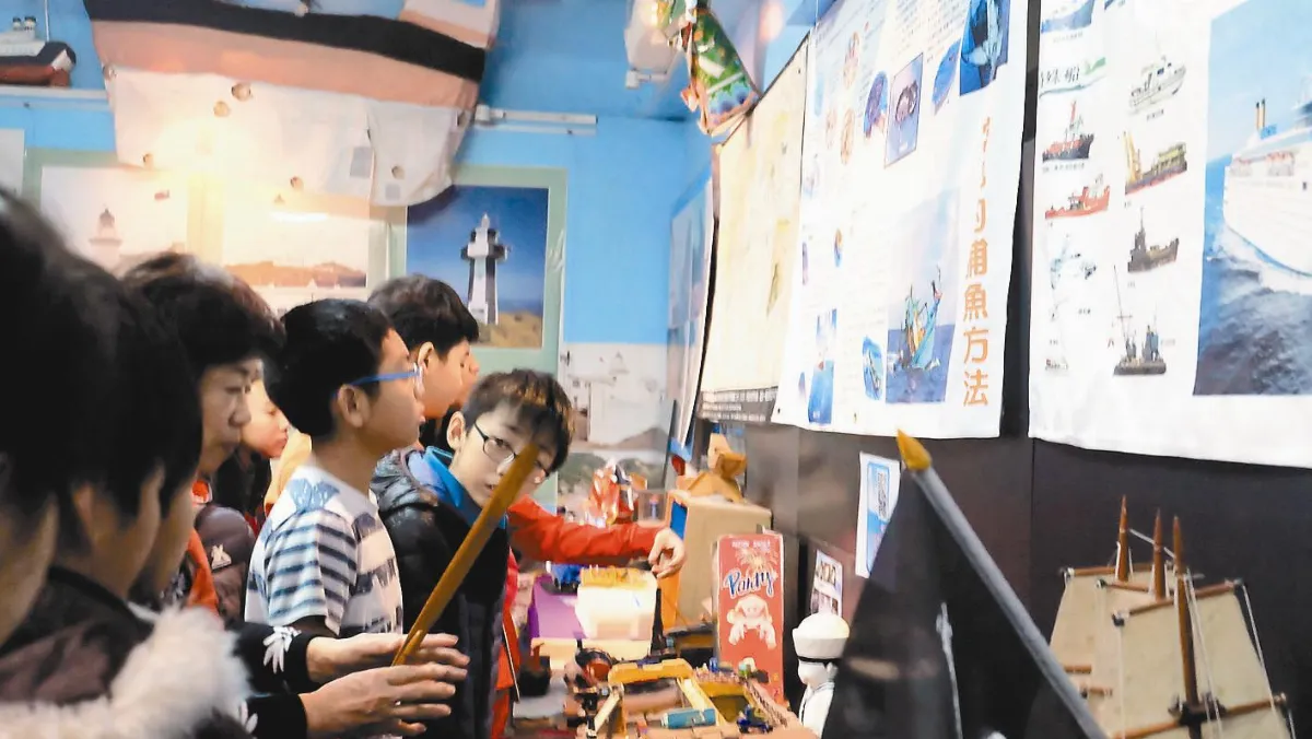 邀請他校來「遊學」教室變船艙 化身海洋故事館
