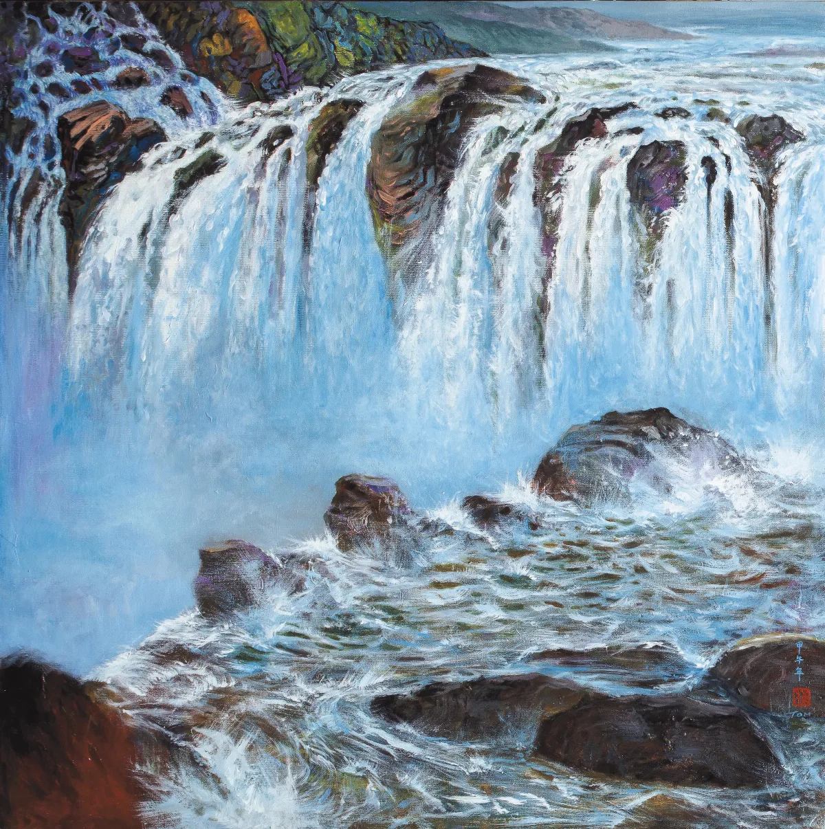 風何去！莊雅棟山水巡迴展 奔流終入海