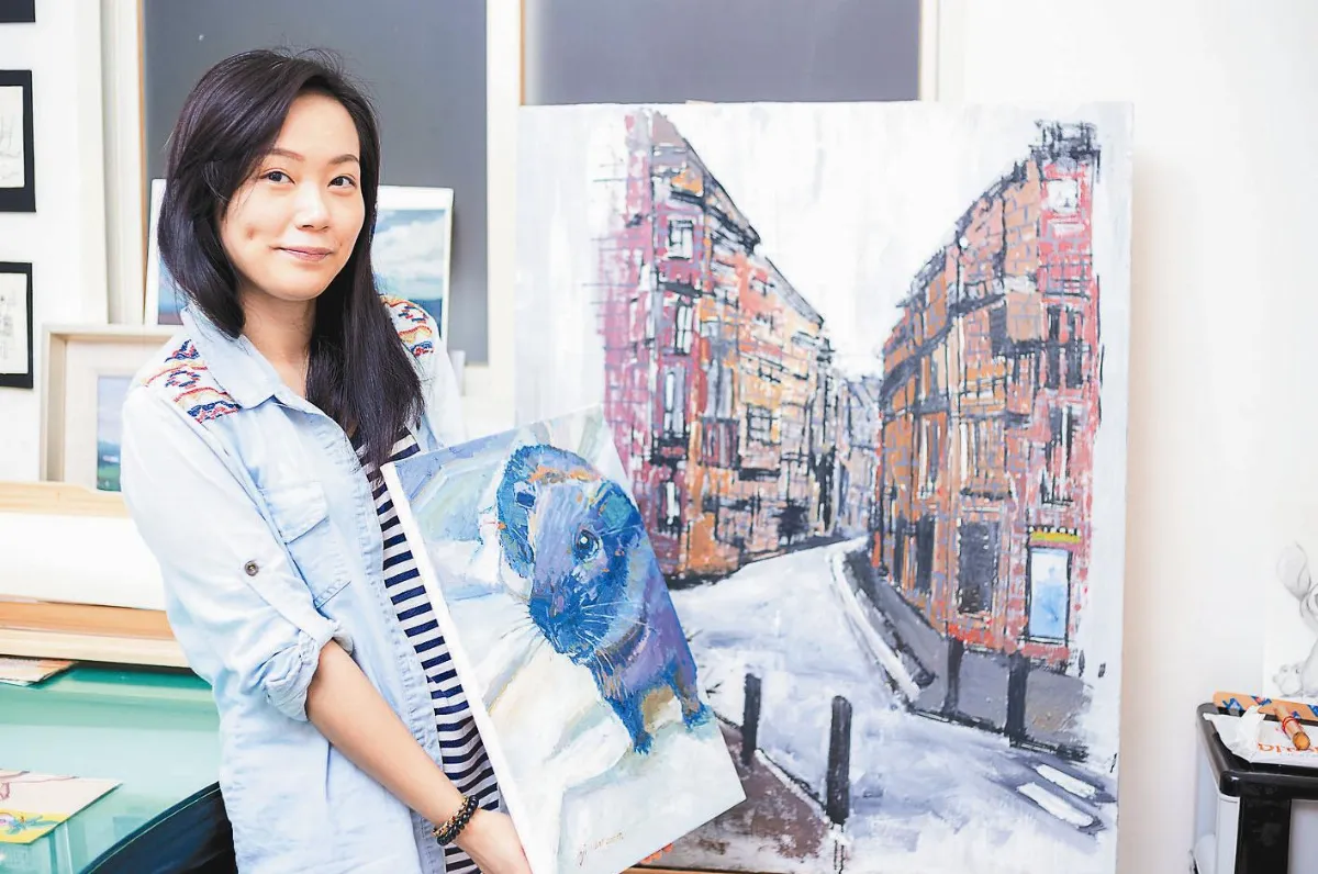 自信畫筆 傳遞溫暖光明