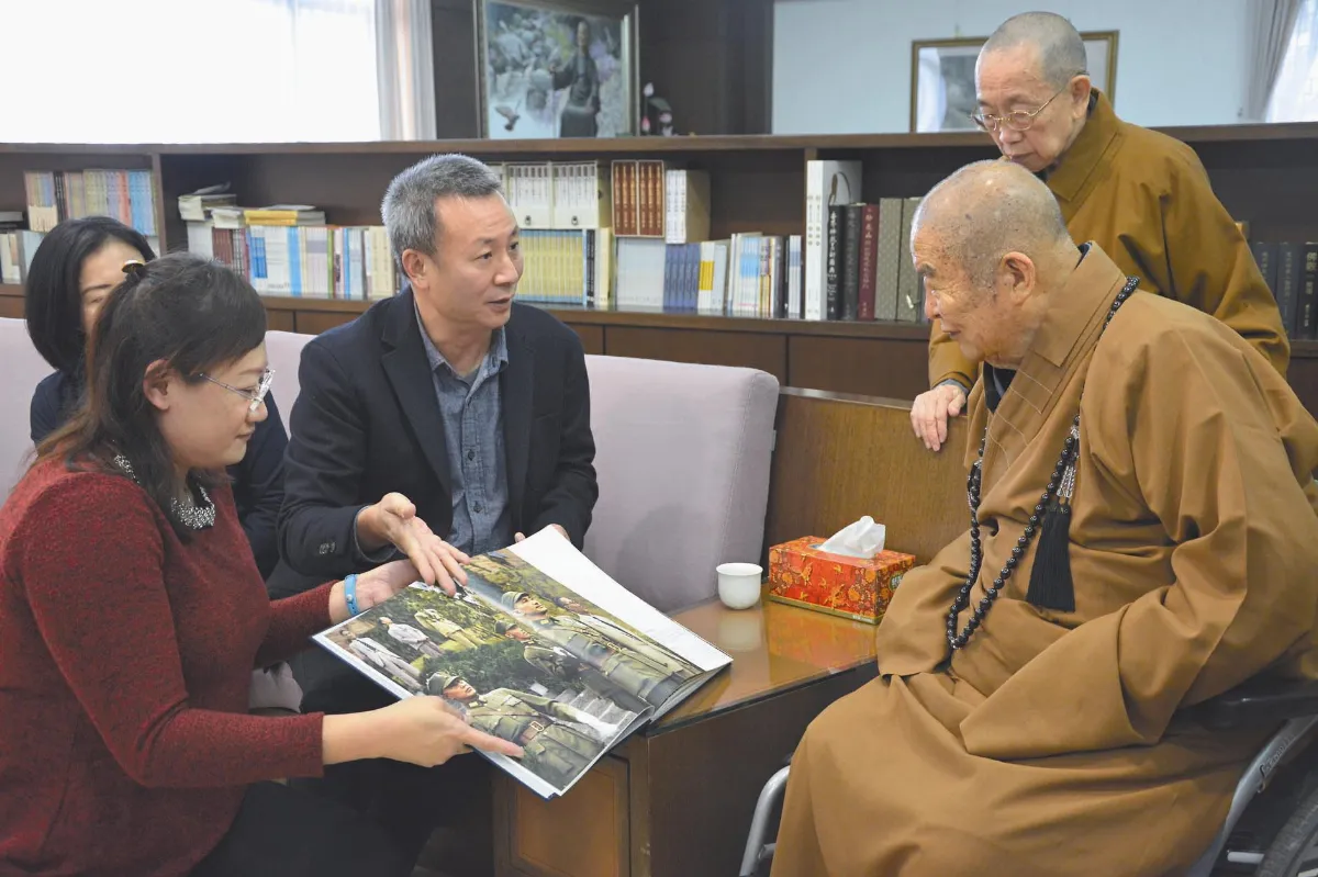 媒體人徐宗懋 拜會星雲大師